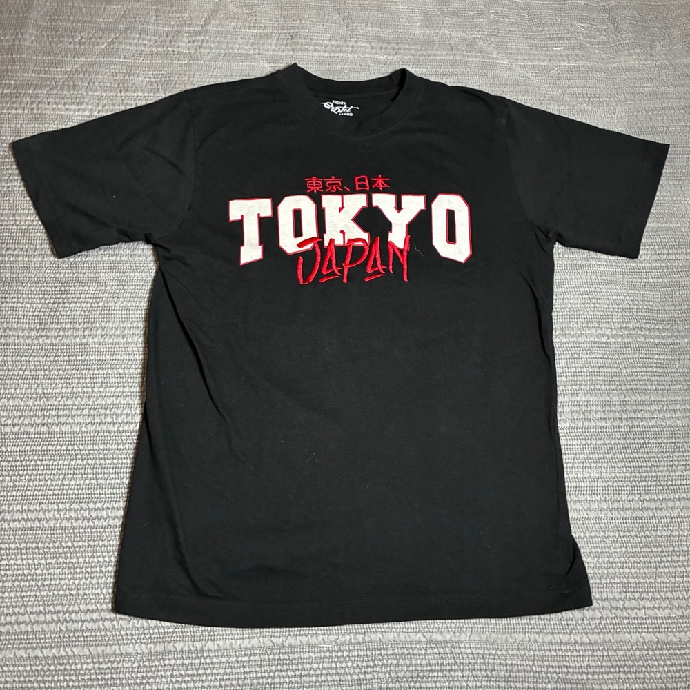 Eighty Eight Brand Tokyo Japan Graphic T-Shirt Mens Small Black Red Kanji Tee